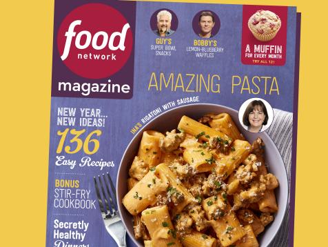 Food Network Magazine: January/February 2018 Recipe Index