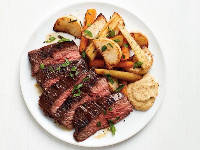 Flank Steak with Roasted Root Vegetables Recipe Food Network Kitchen