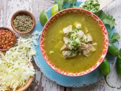 This Southwestern state has a substantial Mexican influence in the food, including excellent pozole, a Mexican stew made with hominy. The version at Sierra Bonita in Phoenix, named for the historic Arizona ranch, is verdant with tomatillos and jalapenos. It is studded with pork, cabbage and hominy, and is topped with onions and cilantro.