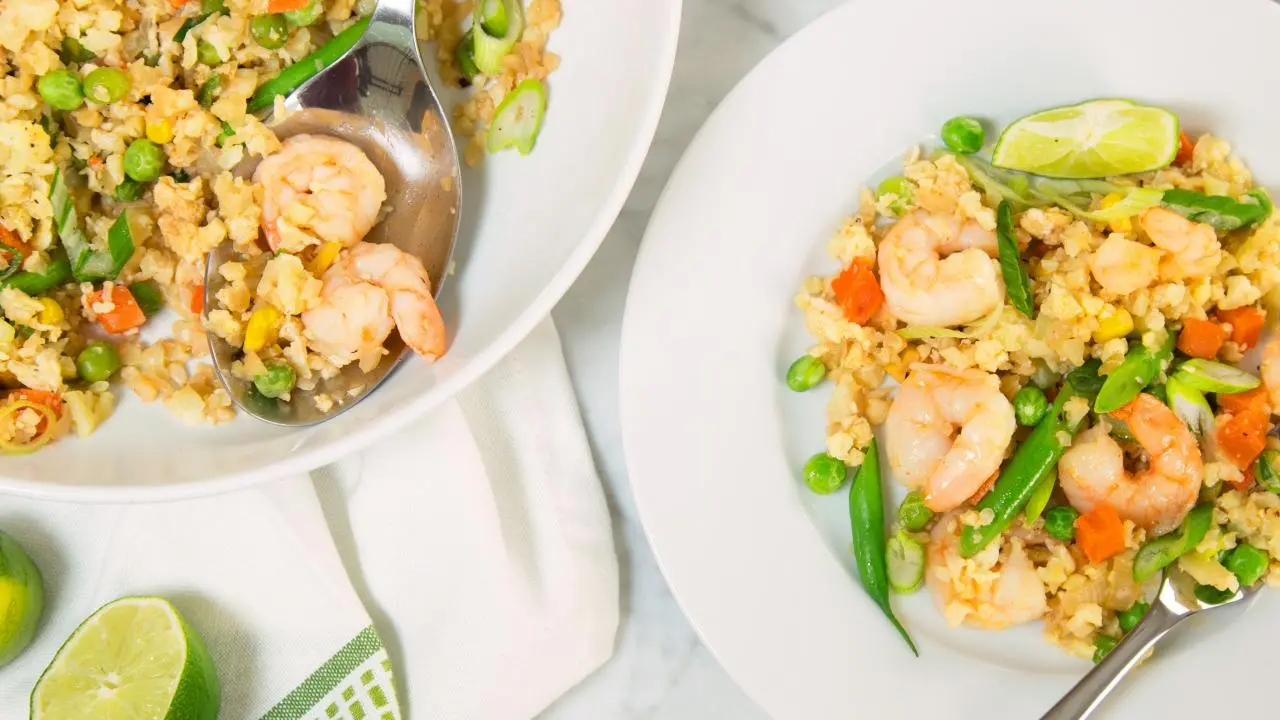 Shrimp Fried Cauliflower Rice