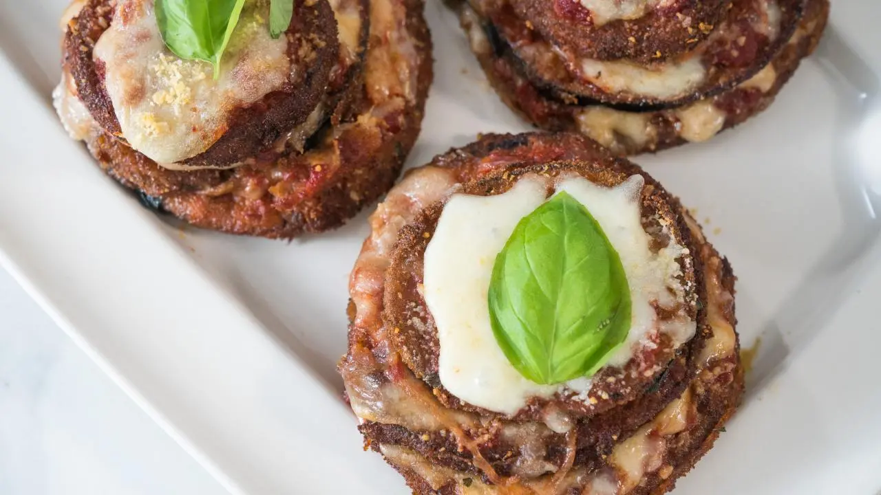 Eggplant Parmesan Towers