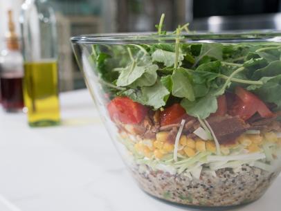Beauty shot of chop chop salad, as seen on Food Network’s Trisha’s Southern Kitchen Season 11