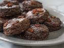 Beauty of chocolate bacon biscuits with maple whiskey cream, as seen on Food Network’s Trisha’s Southern Kitchen Season 11