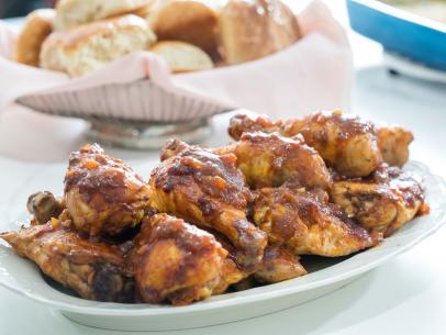 Beauty of oven bbq chicken, as seen on Food Network’s Trisha’s Southern Kitchen Season 11