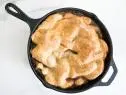 Beauty of peach skillet pie, as seen on Food Network’s Trisha’s Southern Kitchen Season 11