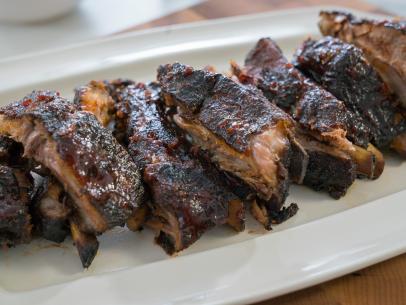 Beauty of smoked baby back ribs, as seen on Food Network’s Trisha’s Southern Kitchen Season 11