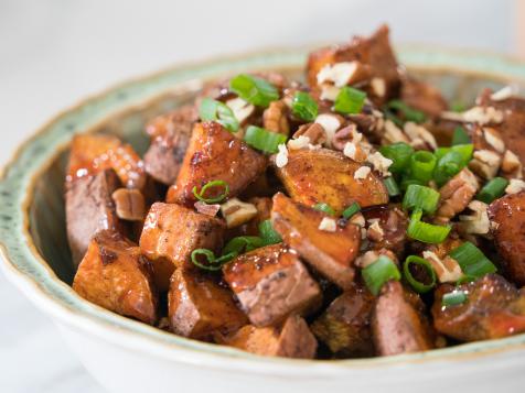 Sweet and Spicy Glazed Sweet Potatoes
