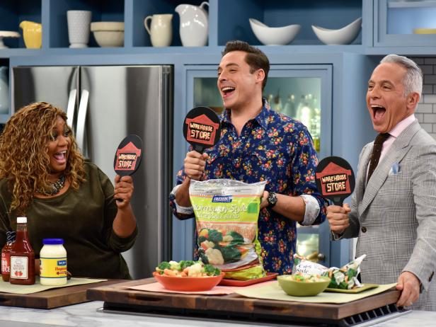 The Kitchen hosts give the verdict on where to buy frozen veggies in a game of Buy Here, Not There, as seen on Food Network's The Kitchen