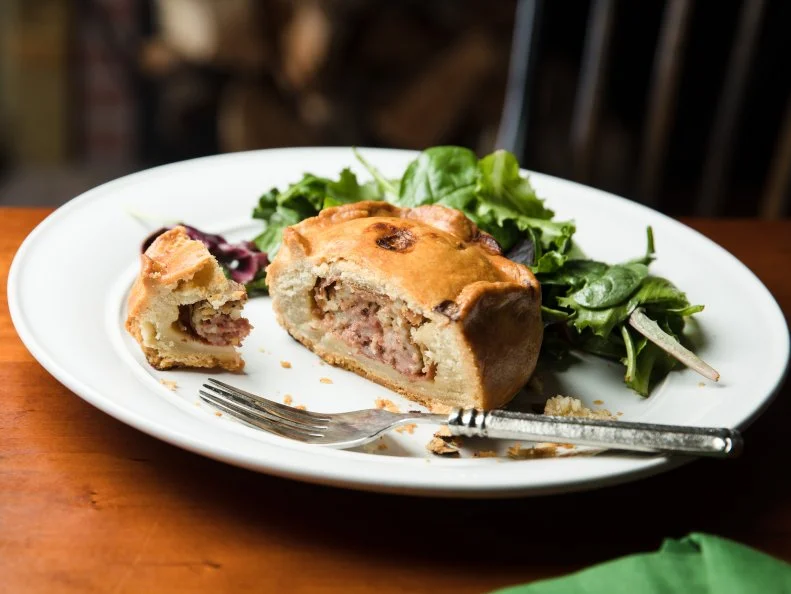 Meat pie, as seen on Baked in Vermont, Season 1.