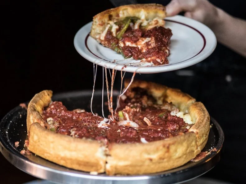 Much as New Yorkers love their NY-style signature slice, the city has plenty of love for Chicagoâ  s hulking deep dish. When the craving strikes, Emmettâ  s two-inch tall, casserole-like creations are the way to go, hailed by many as the best deep dish outside Chicago. Flaxen dough cradles a thick pillow of springy mozzarella cheese, tomato sauce and choice of toppings ranging from sausage and fried egg to Chi-Town-style hot giardiniera and Italian beef.