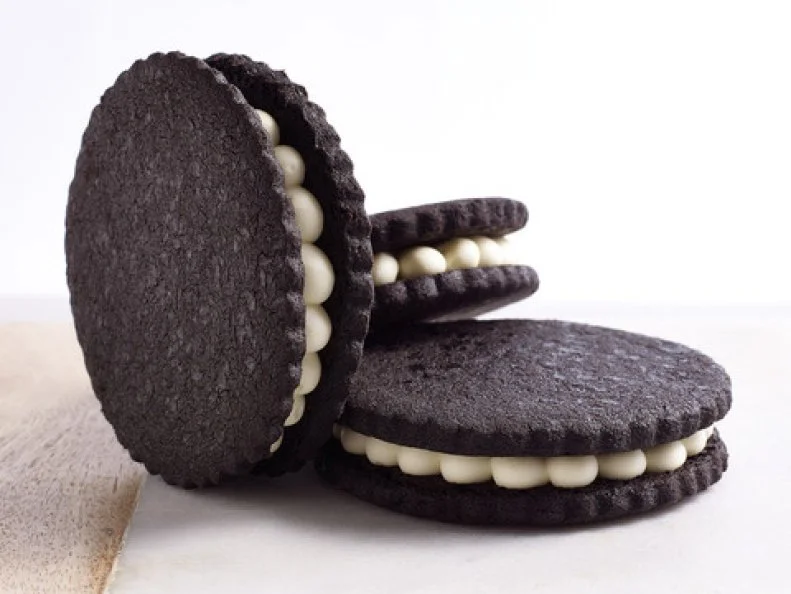 Thomas Kellerâ  s celebrated mastery of French techniques translates to elegant pastries at the bakery offshoot of his bistro Bouchon. But even the pristine single-serving tarts, expertly prepared croissants and bite-sized macarons fail to stand up to the classic Oreo. The â  TKOâ   (Thomas Keller Oreo) is triple the size of Nabiscoâ  s original, at three inches in diameter, with sophisticated scallop-edged dark chocolate cookies sandwiching Valrhona Ivoire white chocolate cream filling. Itâ  s dangerously chocolate-y and makes it pretty difficult to eat the store-bought version ever again.
