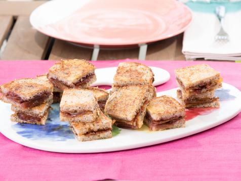 Bacon and Jam Sandwiches