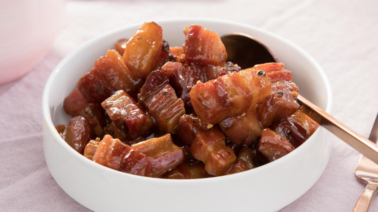 Sweet and Spicy Bacon Bites
