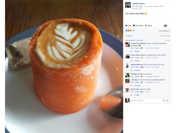 Carrot Lattes Are Pretty Much What They Sound Like