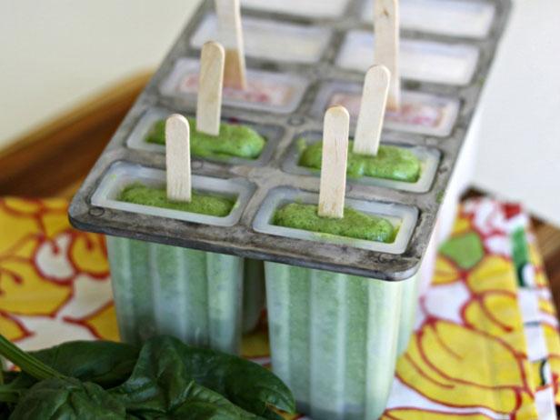 Pineapple Spinach Pops
