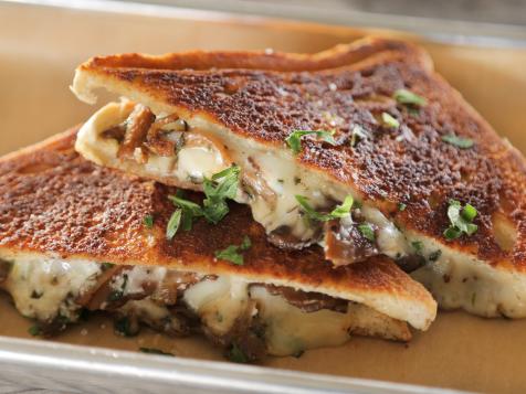 Mushroom Gruyere Grilled Cheese