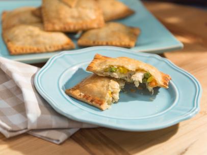 Chicken pot pie hand pies, as seen on Food Network's The Kitchen.