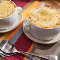 Slow cooker lasagna soup, as seen on Food Network's The Kitchen.