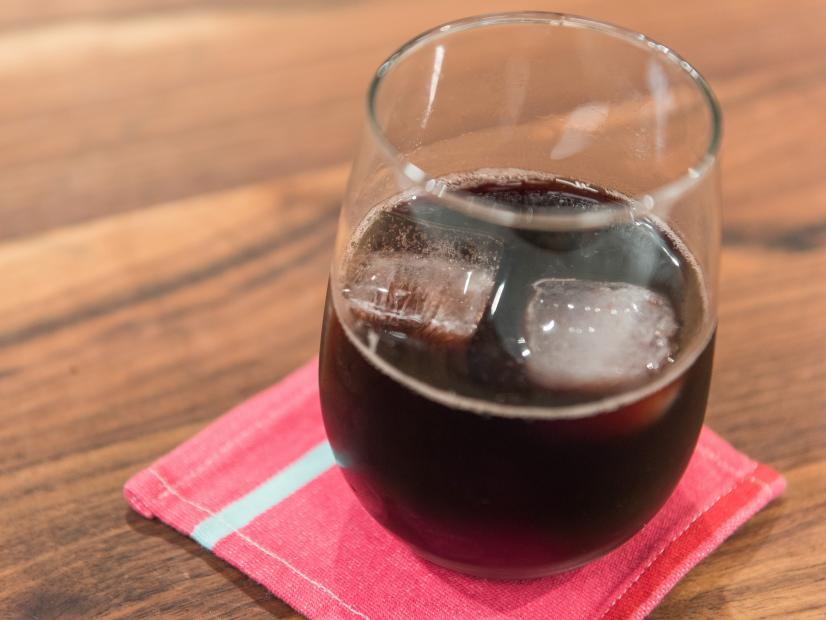 A two-ingredient Kalimotxo, as seen on Food Network's The Kitchen.
