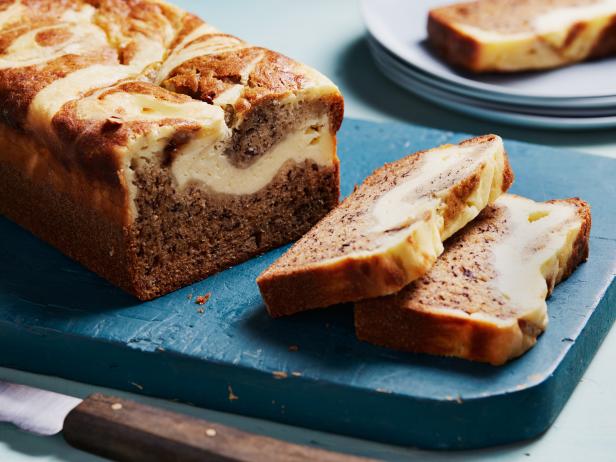 Cheesecake Stuffed Banana Bread Recipe Food Network Kitchen Food Network