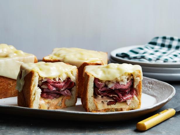 Pastrami Reuben Bread Boxes Recipe | Food Network Kitchen ...