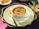 Host Tiffani Amber Thiessen's dish, Chicken and Spicy Sausage Gumbo, as seen on Cooking Channel’s Dinner at Tiffani’s, Season 3.