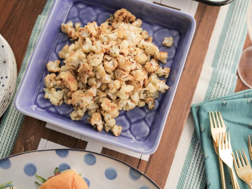 Roasted Cauliflower Popcorn with ChileLime Seasoning Recipe Valerie Bertinelli Food Network