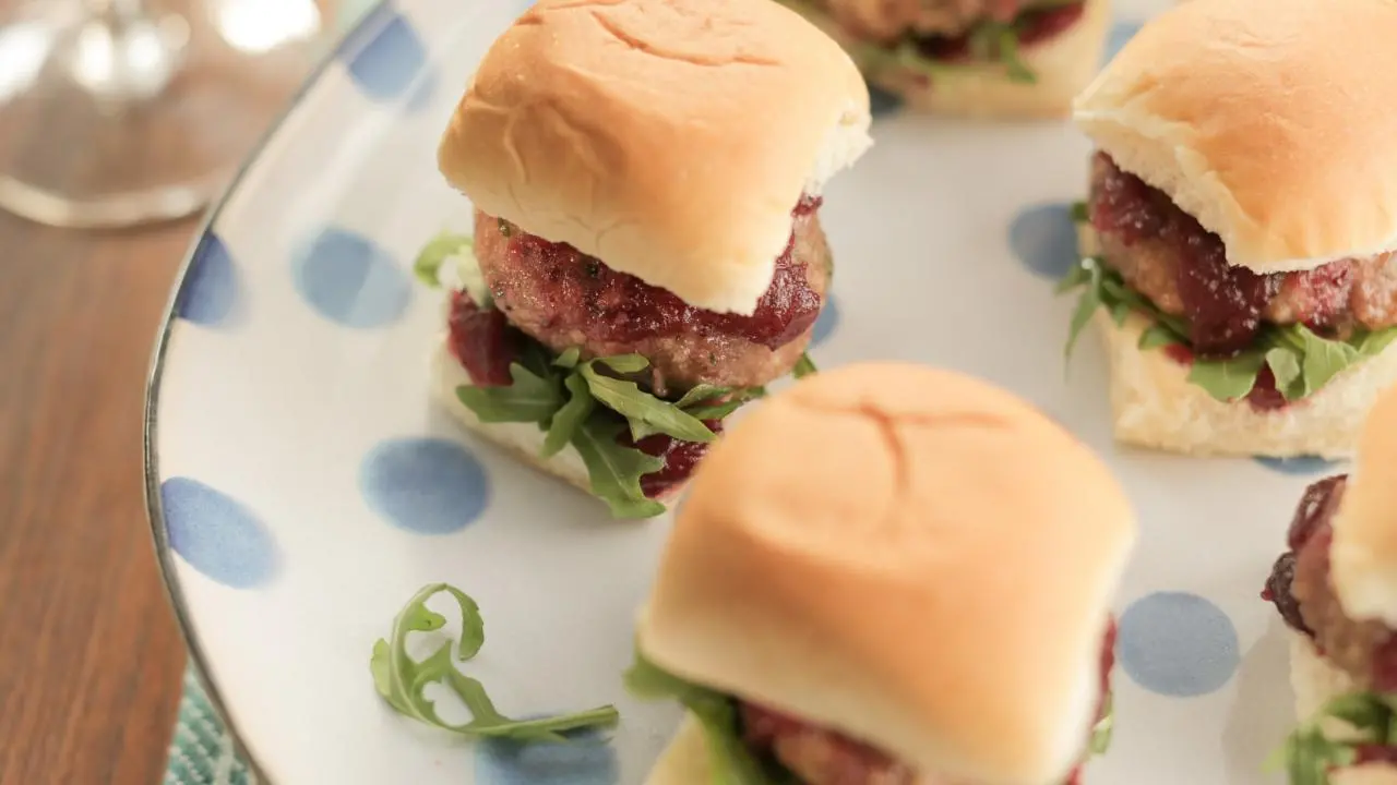 Turkey Cranberry Sliders