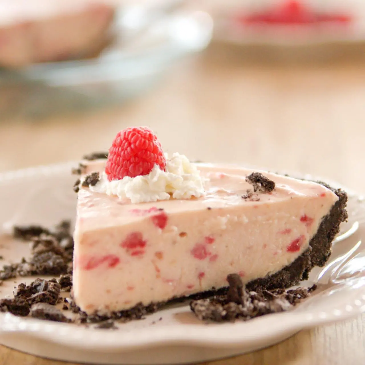 Raspberry Cream Pie