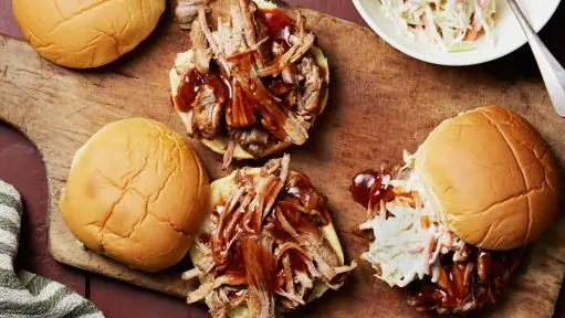 Instant Pot Barbecue Pulled Pork Sandwiches