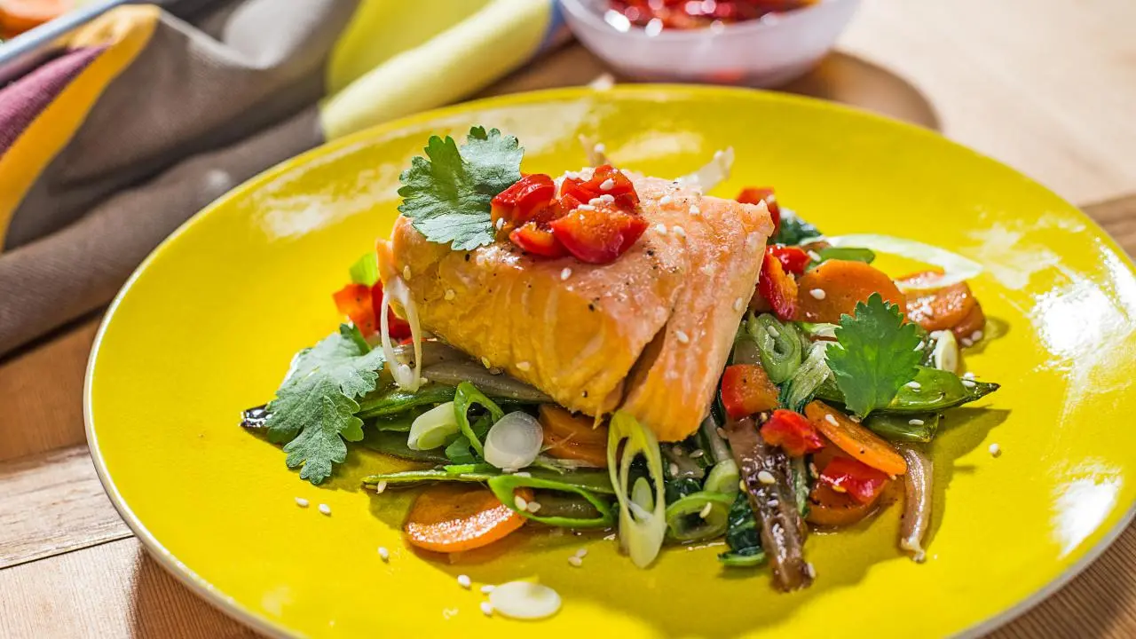 Salmon and Vegetable 
