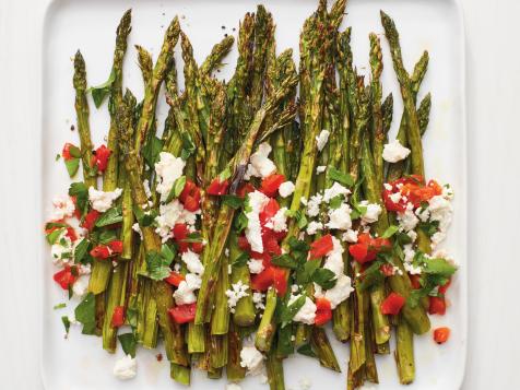 Asparagus with Roasted Red Peppers