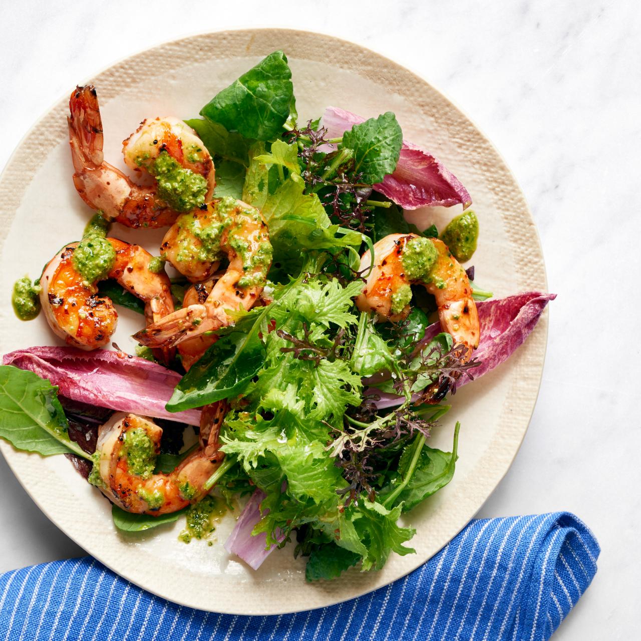 Grilled pesto shrimp sale