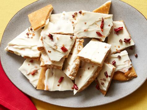 Cashew and White Chocolate Brittle with Sichuan Peppercorns