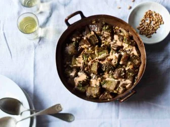Stir Fried Eggplant for Chris Santos Cookbook 2016