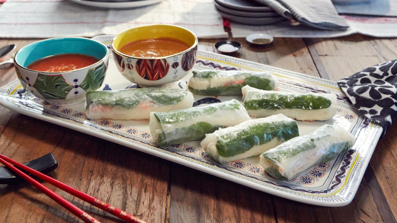 Summer Rolls with Two Sauces