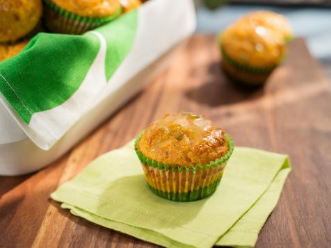 Sunny's Easy Bacon and Cheese Stuffed Corn Muffins with Jalapeno Jelly Glaze