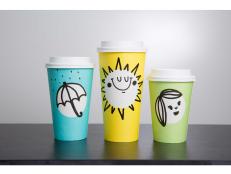 For the first time ever, Starbucks is amping us up for the springtime with pastel-colored cups in blue, yellow and green.