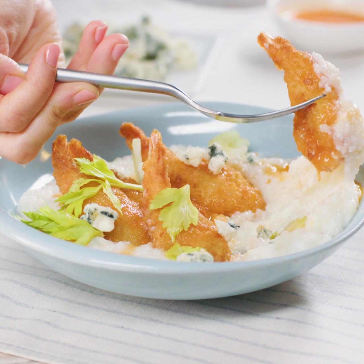 Fried Buffalo Shrimp - Little Sunny Kitchen