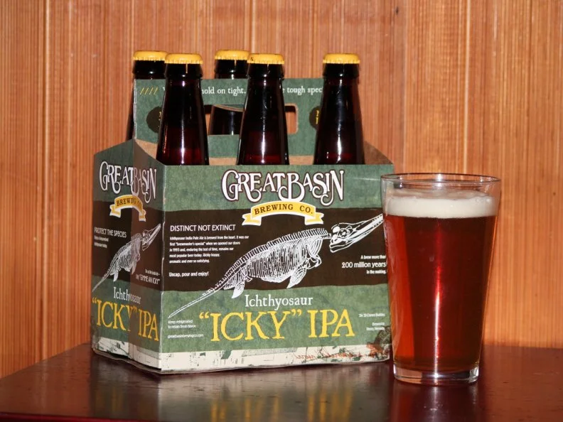 Hard to pronounce but easy to drink, Ichythyosaur IPA was one of the first brews offered by Nevada’s oldest operating brewery, the Great Basin Brewing Co. in Sparks. The brewery and restaurant, now with a Reno location, kicked off the state’s craft-brewing renaissance in 1993. Named for Nevada’s state fossil, “Icky” IPA boasts a gentle dose of Cascade hops and is gaining a wider following since bottle distribution began in 2011.