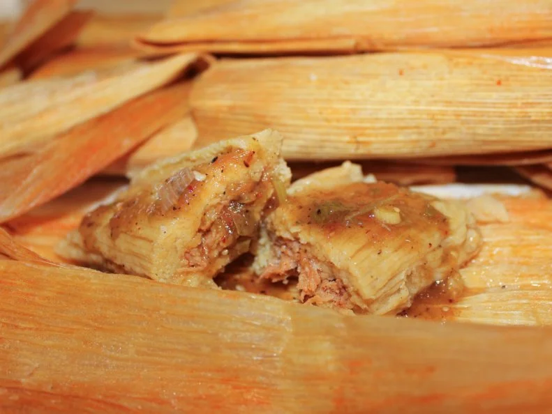 Vendors in Nevada’s larger towns started hawking tamales around 1900, but only in the past few decades has the state been treated to authentic preparations handed down through the generations. Some of the best can be found at The Lady Tamales, a tiny shop run by Fidelina Suarez in Carson City. Moist and bursting with flavor, the pork and chicken tamales, swathed in masa and steamed in corn husks, balance beautifully with a piquant housemade tomatillo salsa.