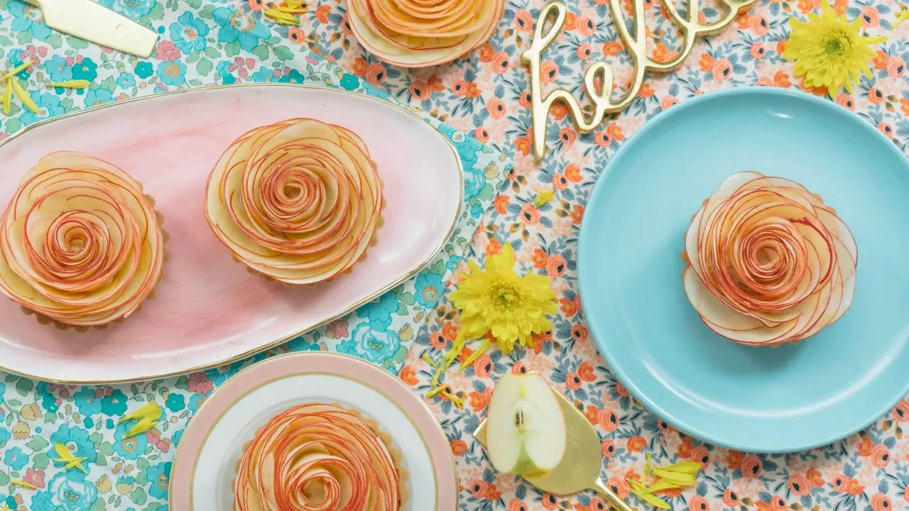 Floral Apple Tart