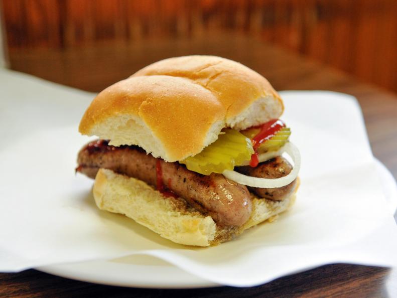 If you like sausages, you’ll love Wisconsin, where butcher shops churn out a cornucopia of links — the savory, spicy gift of diverse ethnic groups that have settled in the state throughout its history. The undisputed king is bratwurst, the German-style sausage that’s mandatory at picnics, tailgate parties and backyard cookouts. In fact, when the Green Bay Packers play at home, you can smell the peppery aroma for miles around Lambeau Field. Still, the most-brat-obsessed town in the state is Sheboygan, self-proclaimed Bratwurst Capital of the World, where joints like the Charcoal Inn offer a “double with the works”— two brats on an oversized hard roll with mustard, onions, pickles and ketchup. (There are locations on both sides of town; just follow your nose.)