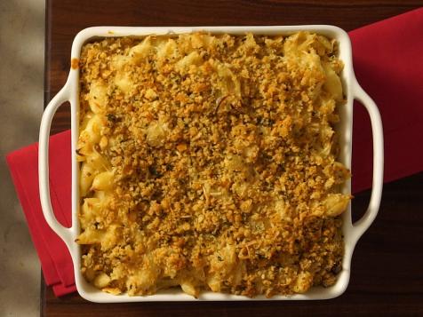 Creamy Three-Cheese Baked Mac