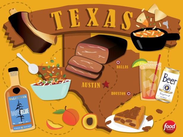 Everything is bigger in Texas: Food