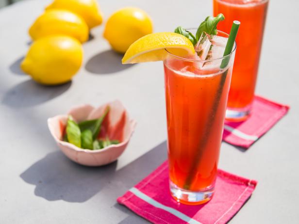 Rhuberry-Basil Pink Lemonade image