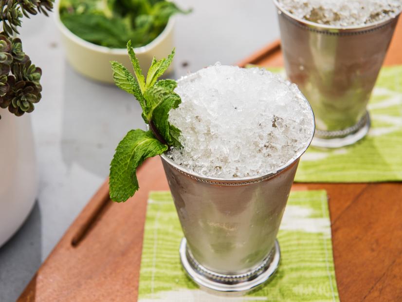 Geoffery Zakarian makes a Mint Julep, as seen on Food Network's The Kitchen