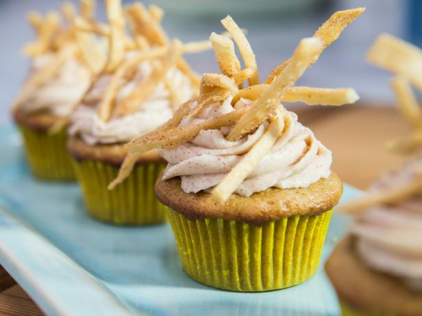 Marcela Valladolid makes Churro Cupcakes, as seen on Food Network's The Kitchen