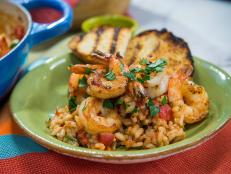 Jeff Mauro makes Risotto Scampi Fra Diavlo, as seen on Food Network's The Kitchen