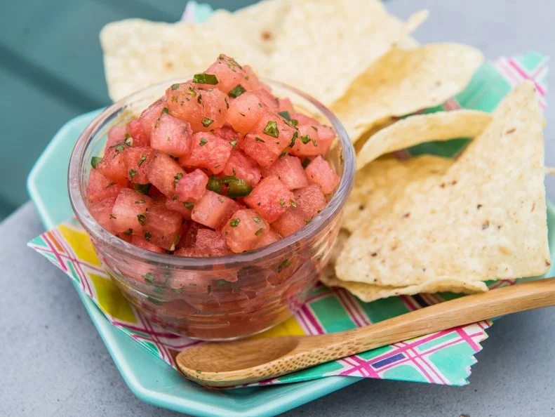 Marcela Valladolid makes Watermelon Salsa, as seen on Food Network's The Kitchen
